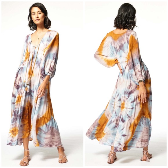 Young Fabulous & Broke Dresses & Skirts - Young Fabulous Broke Dawn Dress Pink Silver Venus